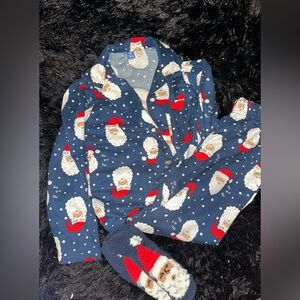Old Navy Kids Santa Pajamas Set